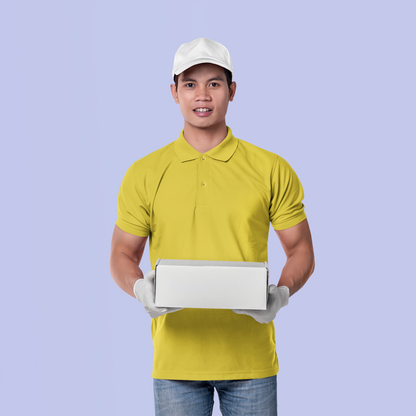 Yellow Smart Tech Unisex Polo
