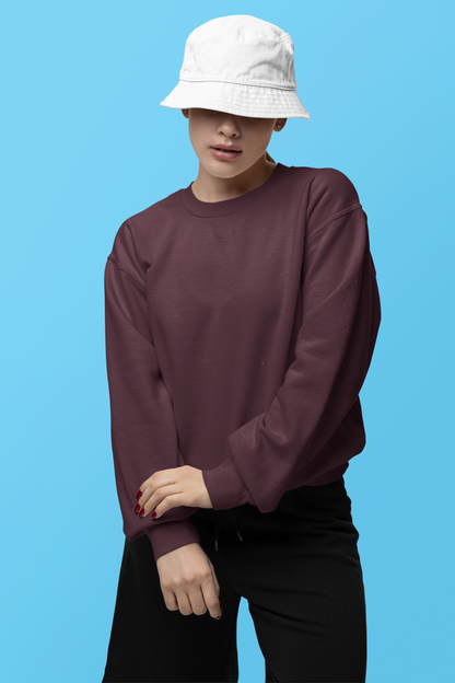 Maroon Snowsoft Unisex Sweatshirt