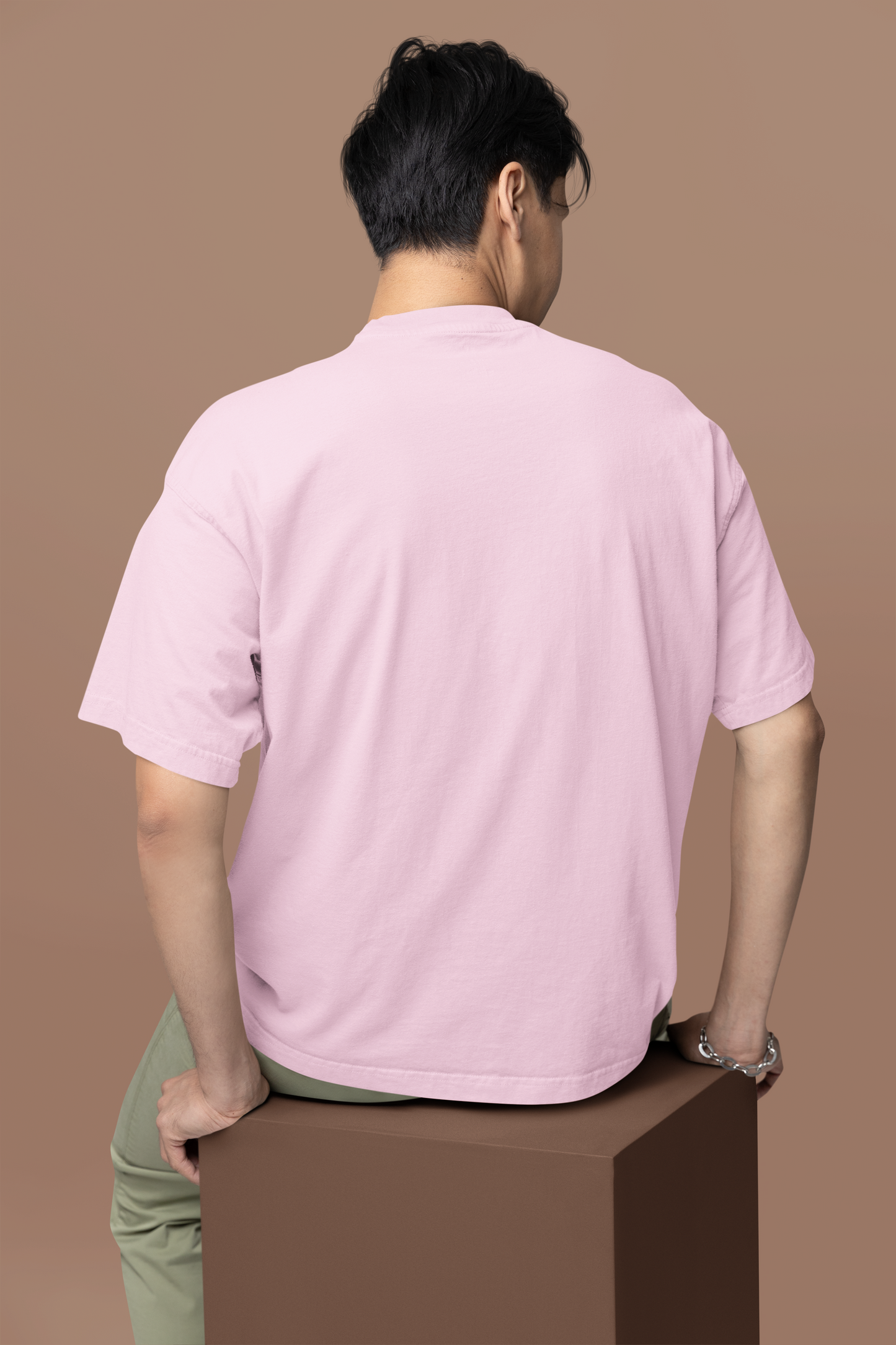 Soft Pink Men Premium 180 Oversized