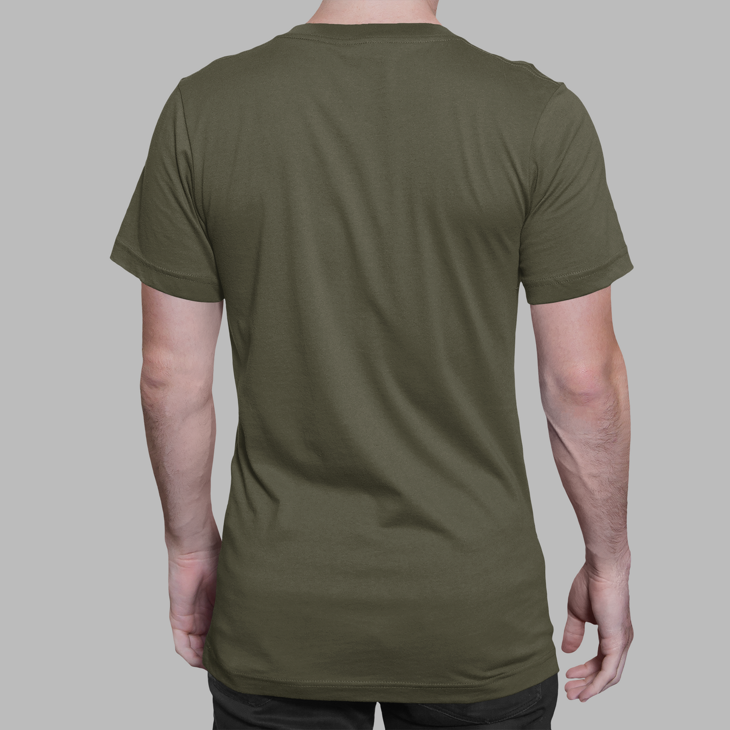 Olive Green Premium 160 GSM Unisex Round Neck