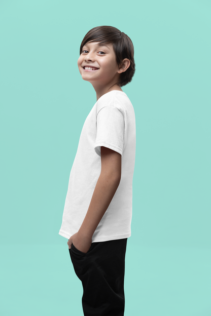 White Kids Premium 160 Toddler Round Neck