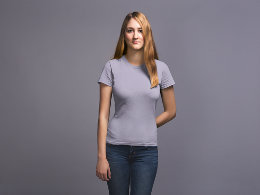 Lilac Premium 160 Women Round Neck