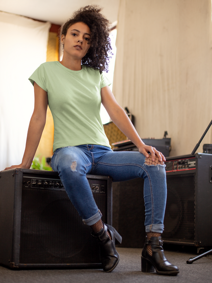 Kiwi Green Premium 160 GSM Unisex Round Neck