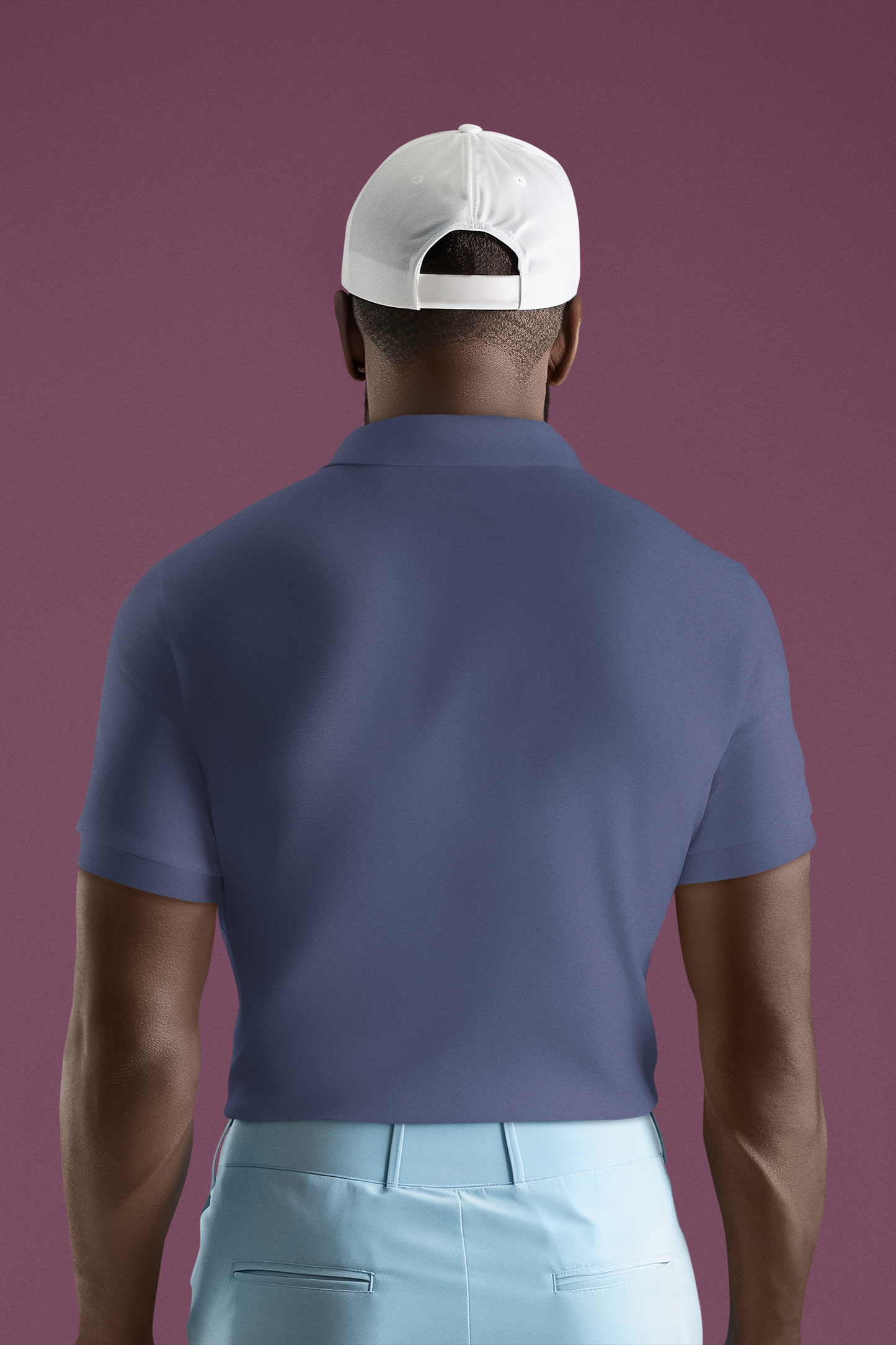 Marlin Blue Executive Unisex Polo