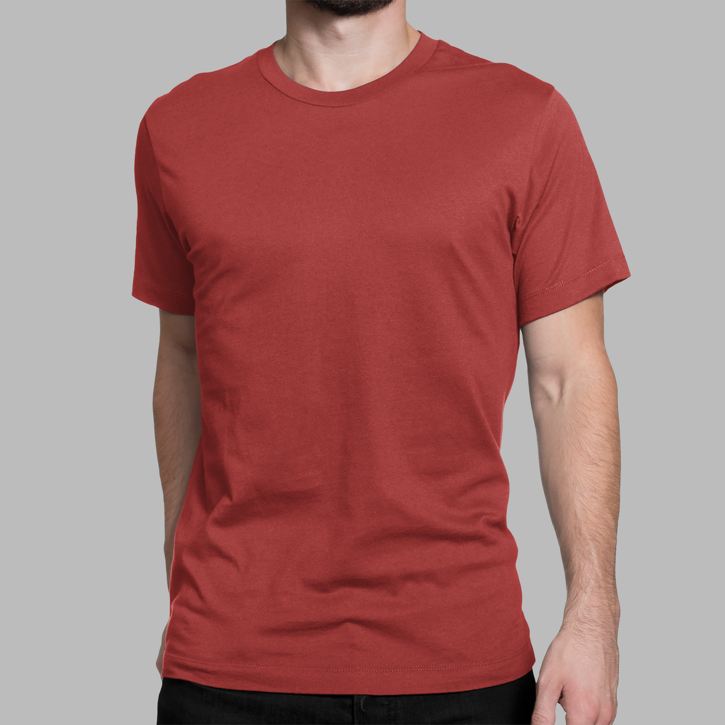 Red Platinum 180 GSM Unisex Round Neck