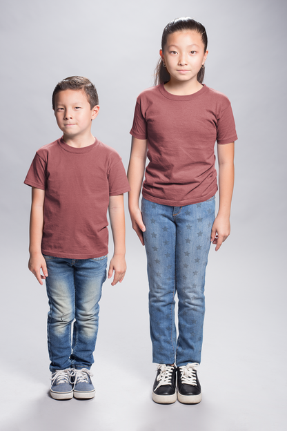 Red Kids Premium 160 Round Neck