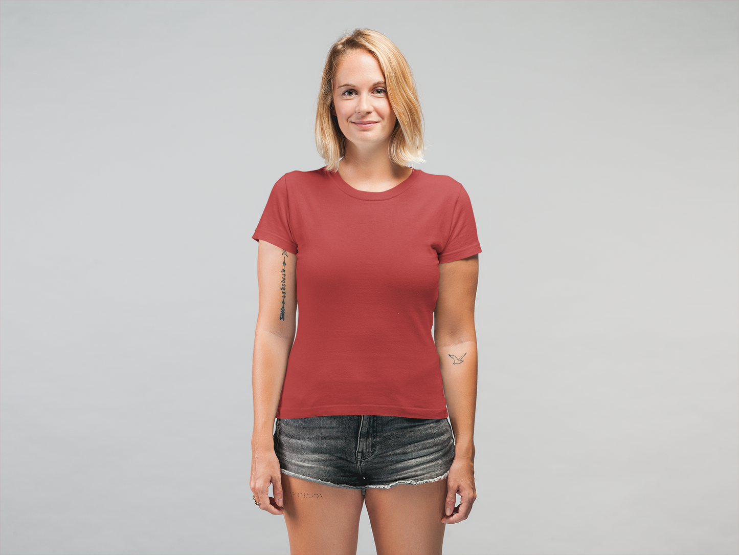 Red Platinum 180 GSM Unisex Round Neck