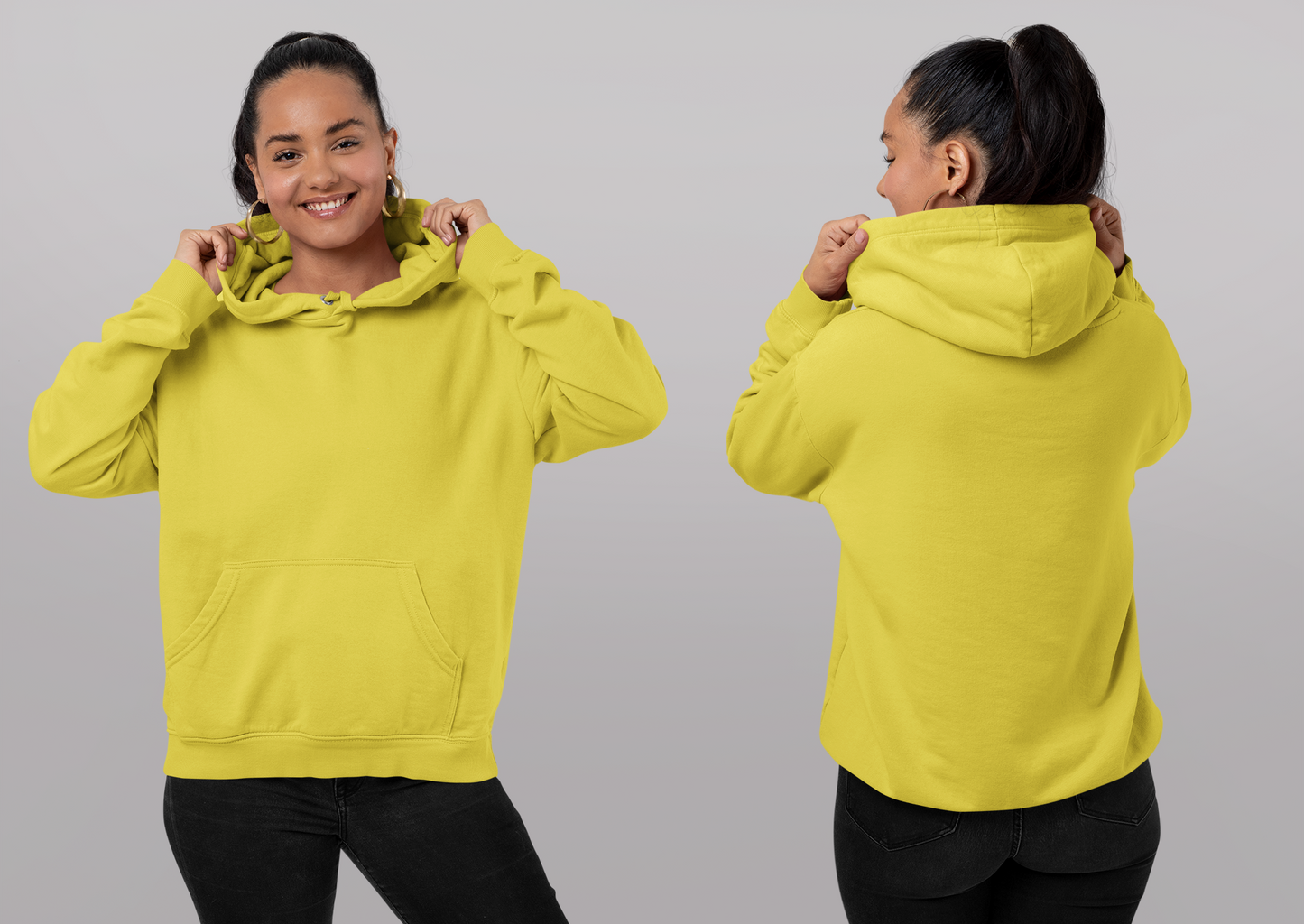 Yellow Snowsoft Unisex Pullover Hoodie