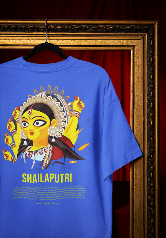 Navratri Radiance: 9 Days, 9 Colors - Day 1 : Resplendent Royal Blue - The Awakening of Strength