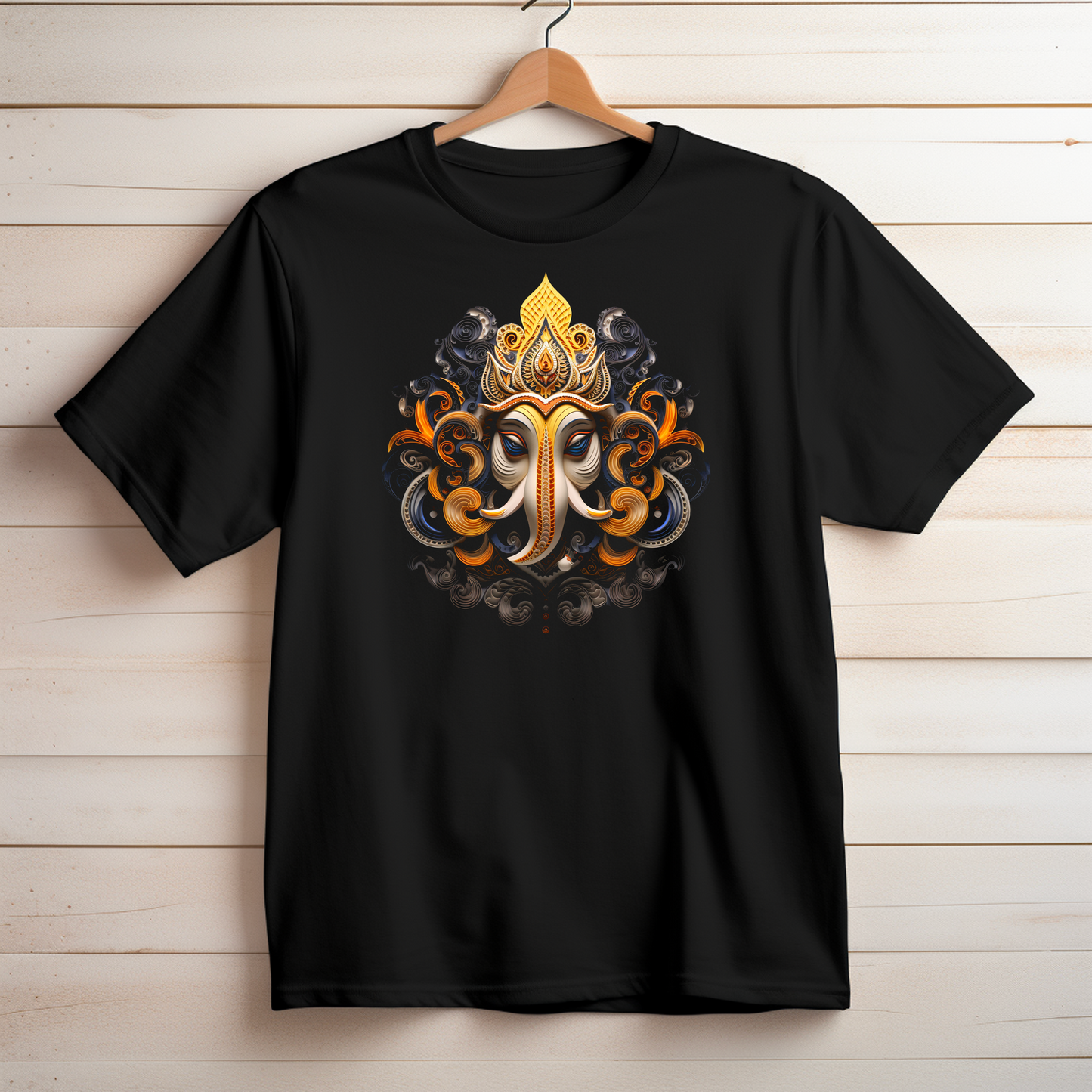 Dyemension: Ganpati Bappa Morya : Modern Mythology Printed T-Shirt