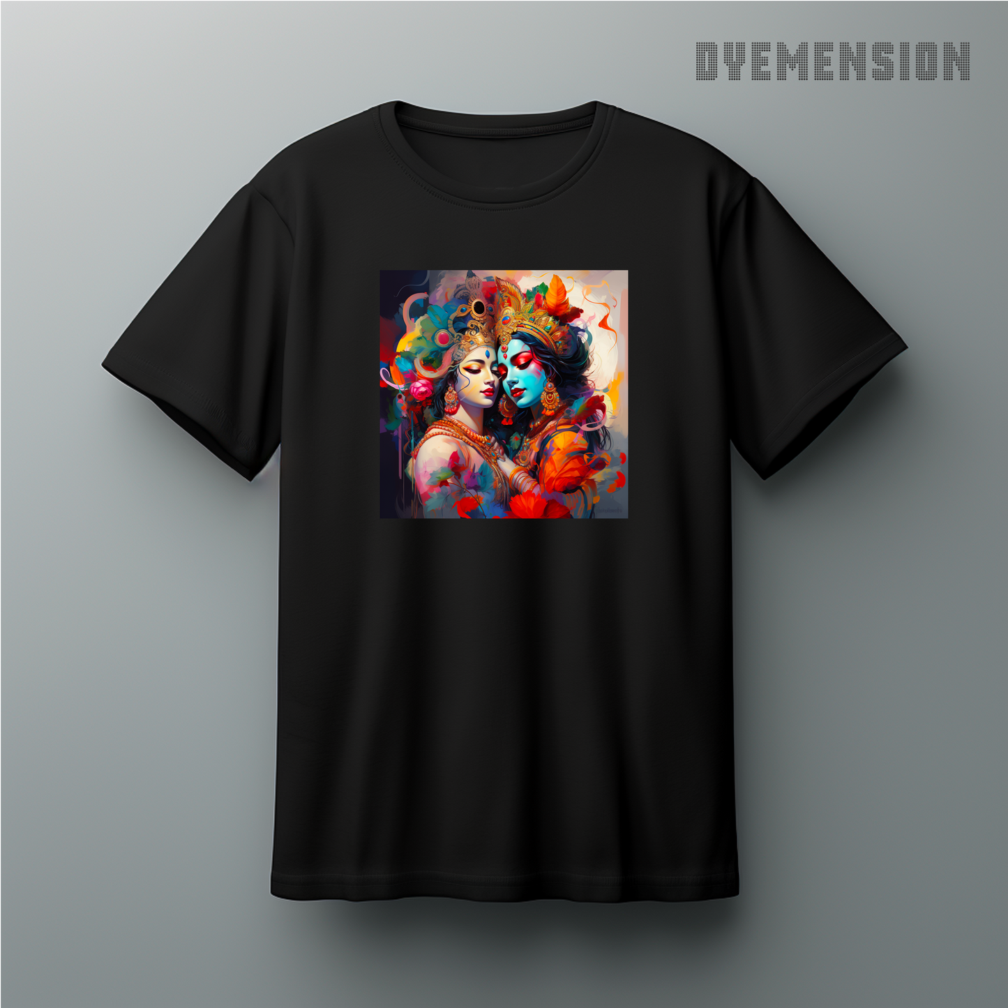 Dyemension: Modern Mythology Collection - Krishna #1 Printed T-Shirt