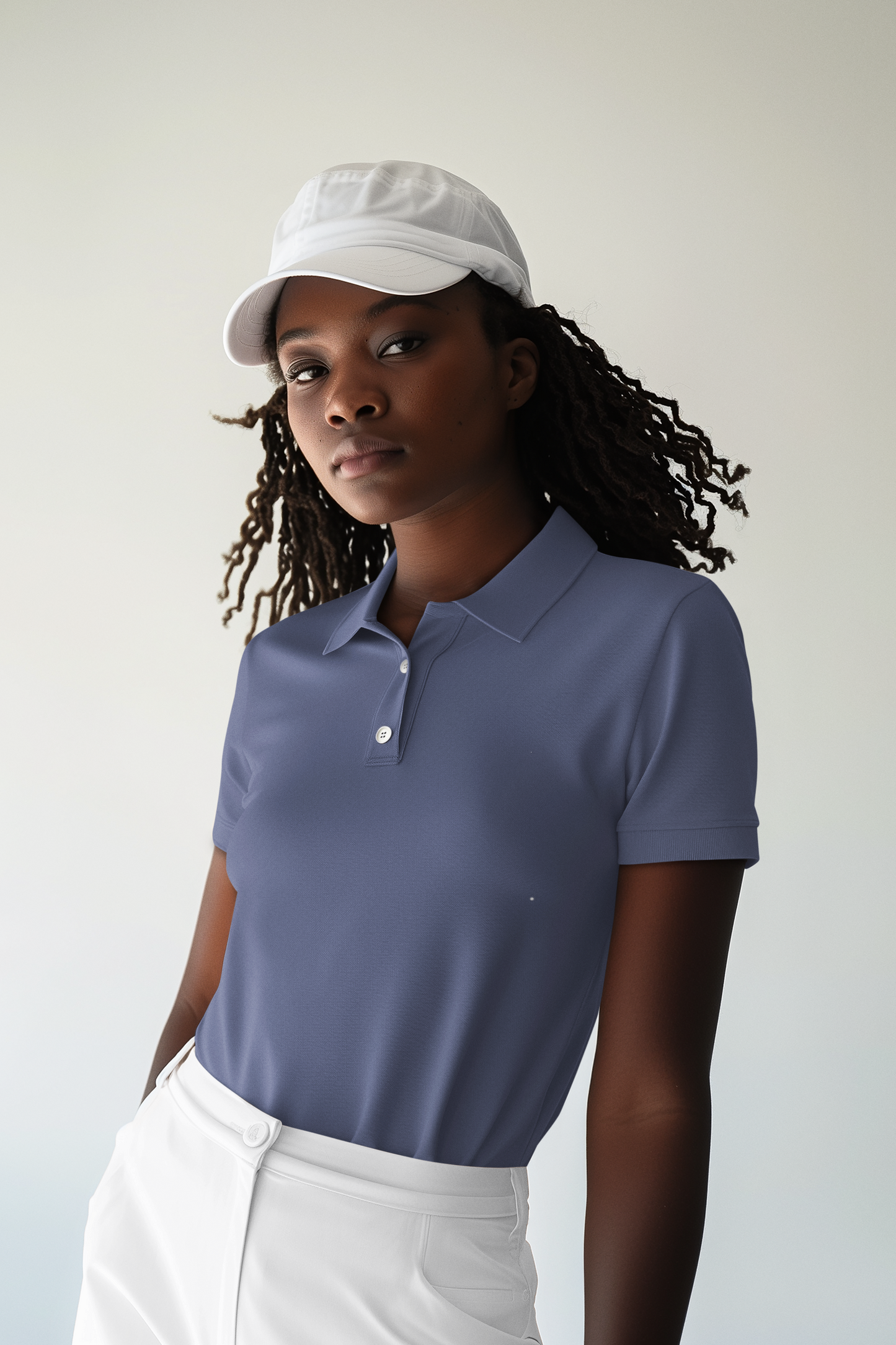 Marlin Blue Executive Unisex Polo