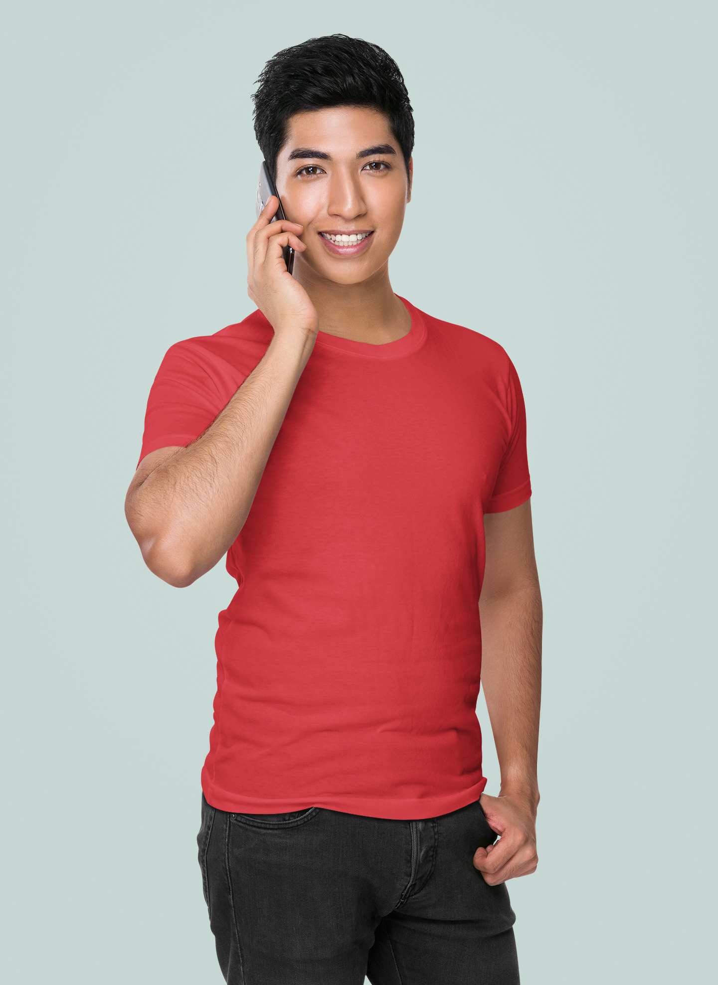 Red Premium 160 GSM Unisex Round Neck