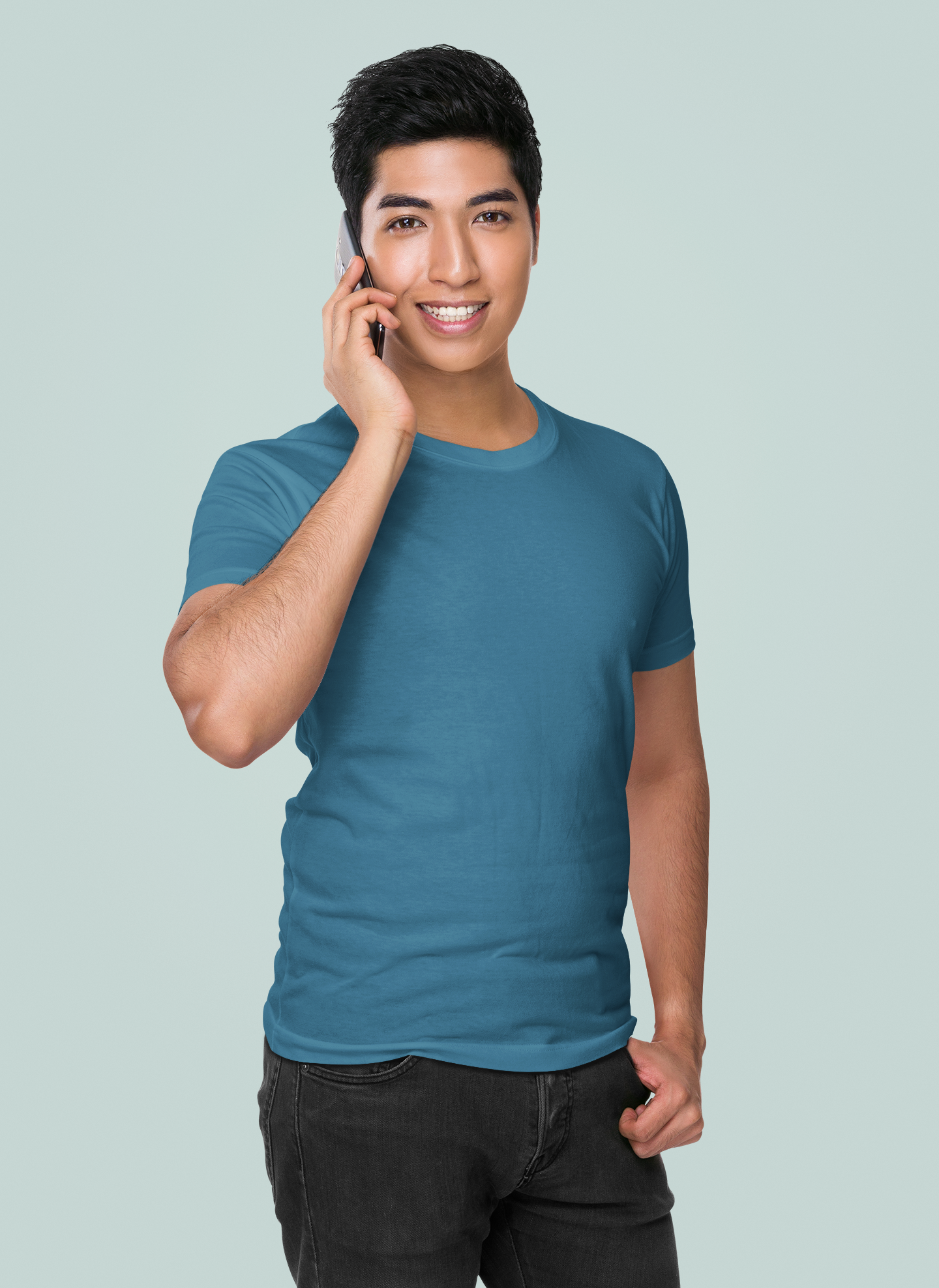 Petrol Blue Premium 160 GSM Unisex Round Neck