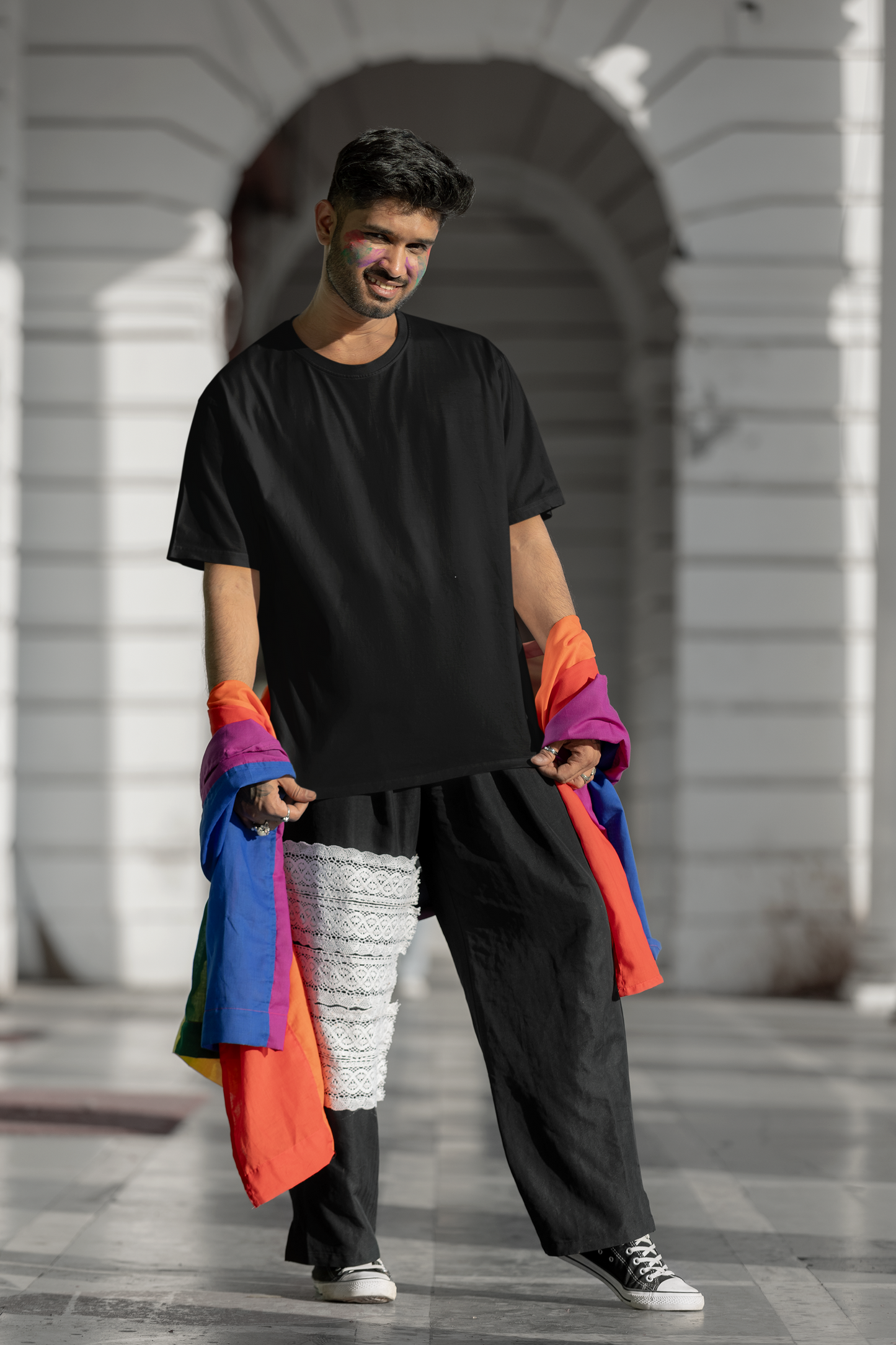 Black Men 240 GSM Oversized