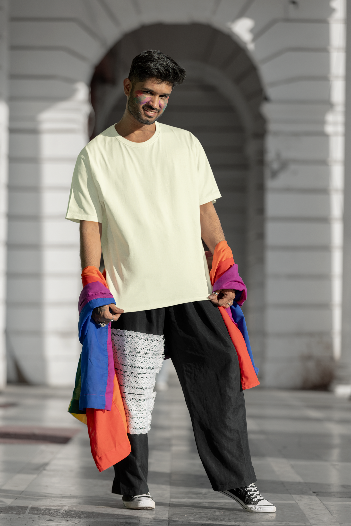 Off White Men 240 GSM Oversized