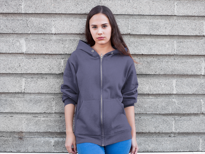 Navy Blue Snowsoft Unisex Zipper Hoodie