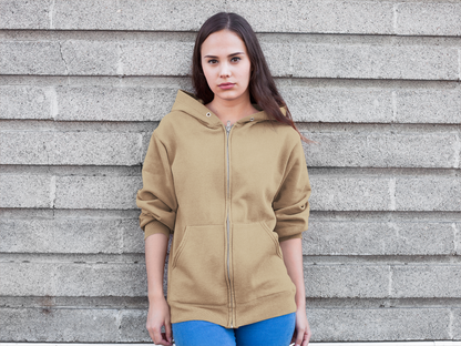 Cafe Snowsoft Unisex Zipper Hoodie