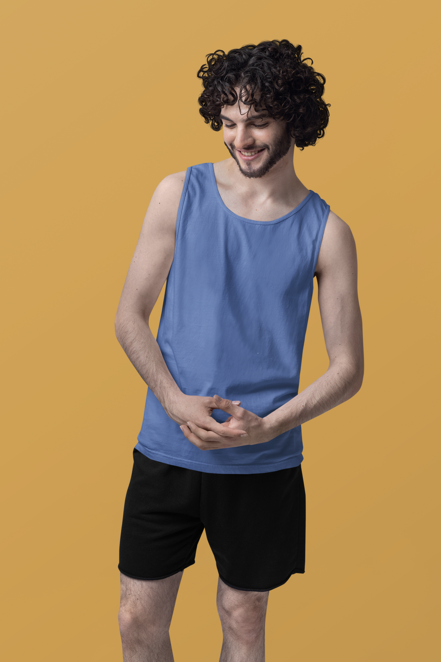 Royal Blue Men Premium 160 Tank Top