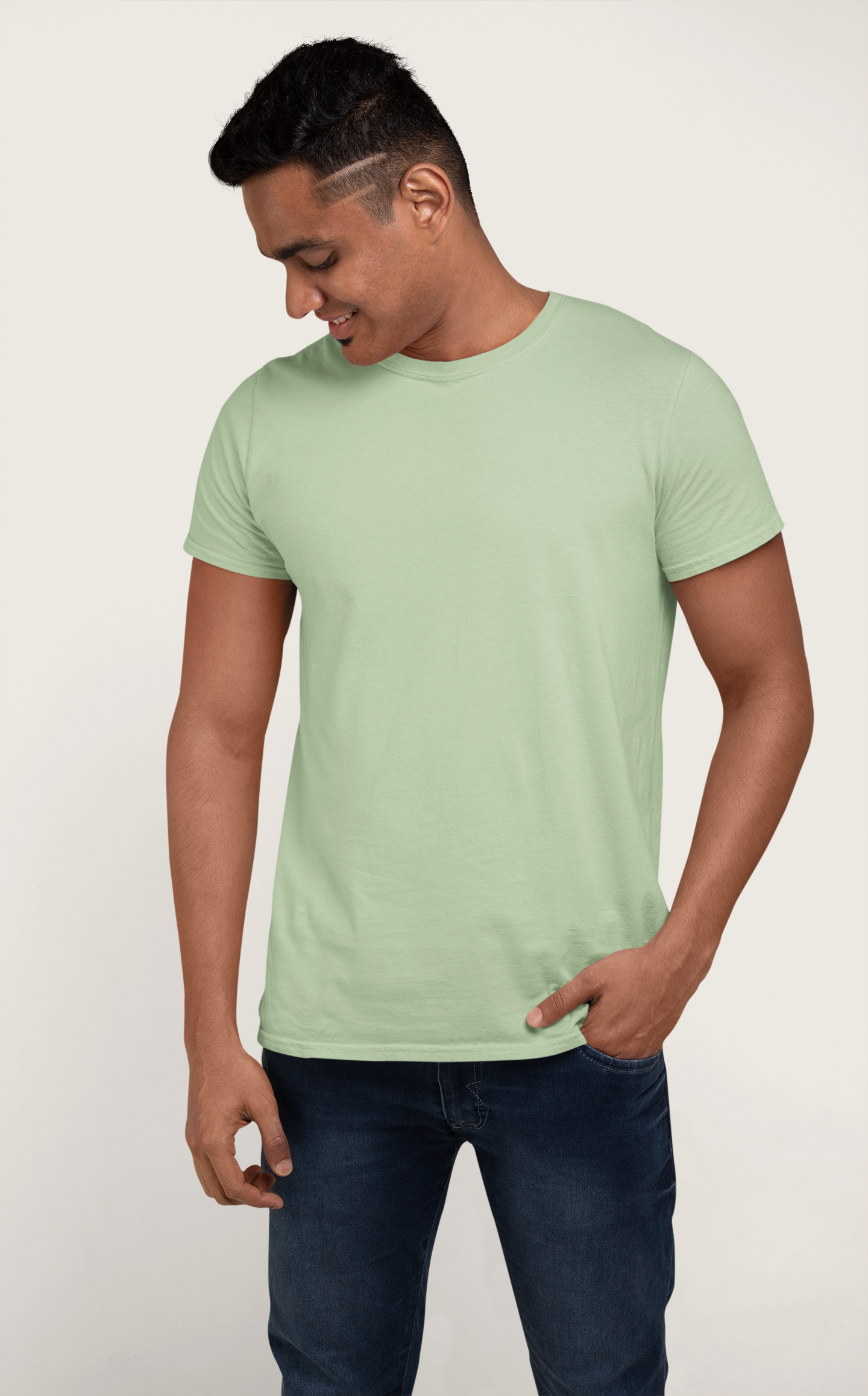 Kiwi Green Platinum 180 GSM Unisex Round Neck