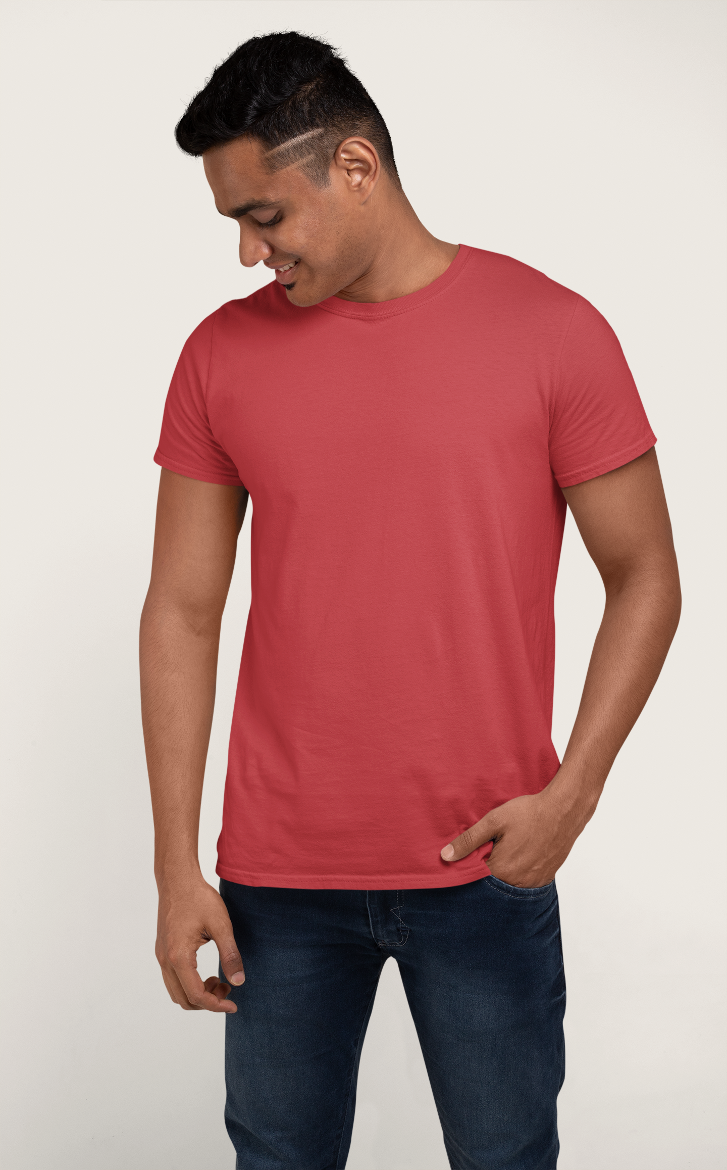 Red Platinum 180 GSM Unisex Round Neck