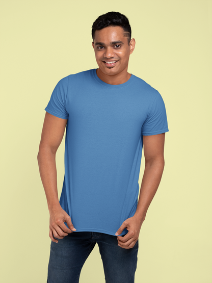 Royal Blue Platinum 180 GSM Unisex Round Neck