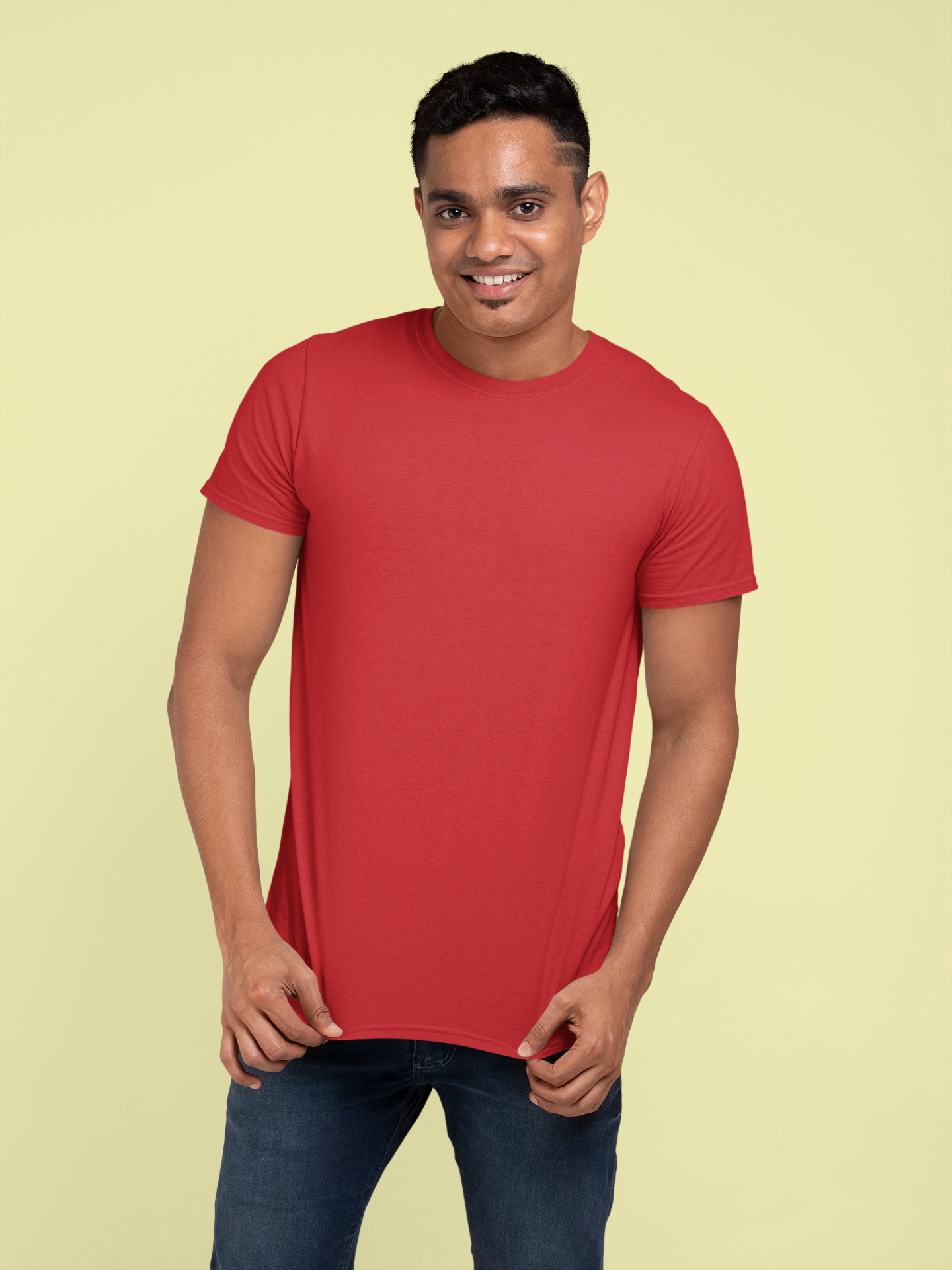 Red Platinum 180 GSM Unisex Round Neck