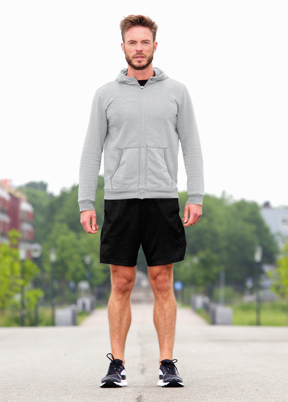 Grey HTR Snowsoft Unisex Zipper Hoodie