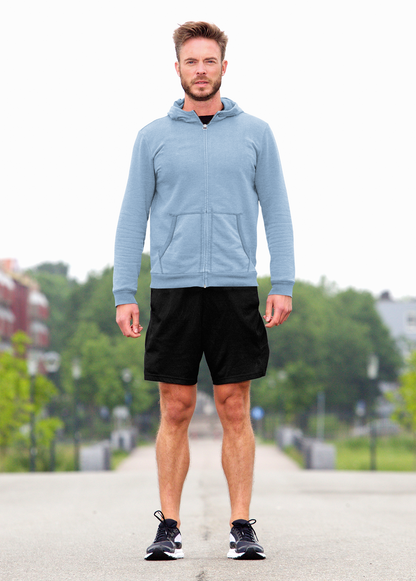 Baby Blue Snowsoft Unisex Zipper Hoodie