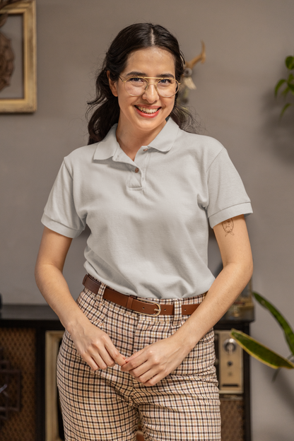 Grey HTR Plus Polo Unisex Polo