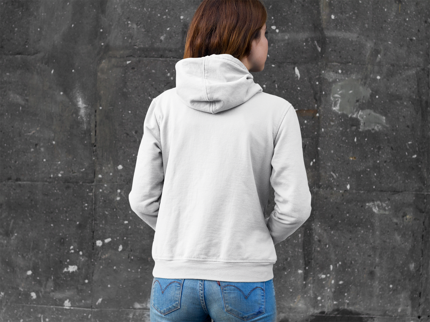 White Snowsoft Unisex Zipper Hoodie