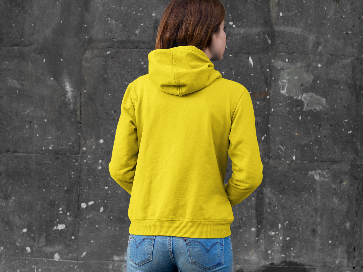 Yellow Snowsoft Unisex Zipper Hoodie