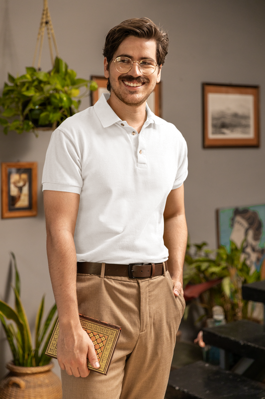 White Plus Polo Unisex Polo