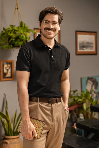 Black Plus Polo Unisex Polo