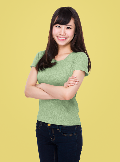 Kiwi Green Platinum 180 GSM Unisex Round Neck
