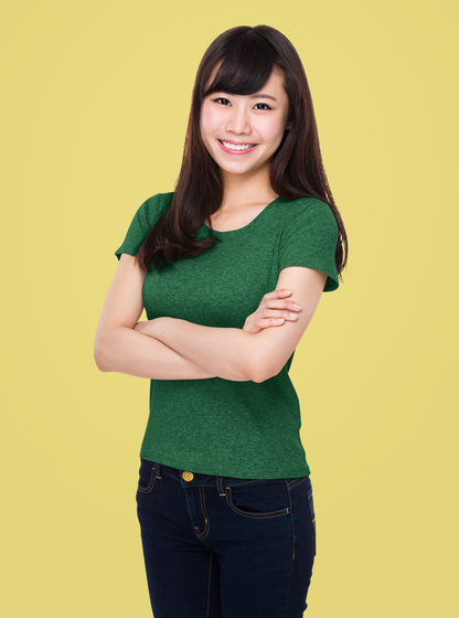 Bottle Green Platinum 180 GSM Unisex Round Neck