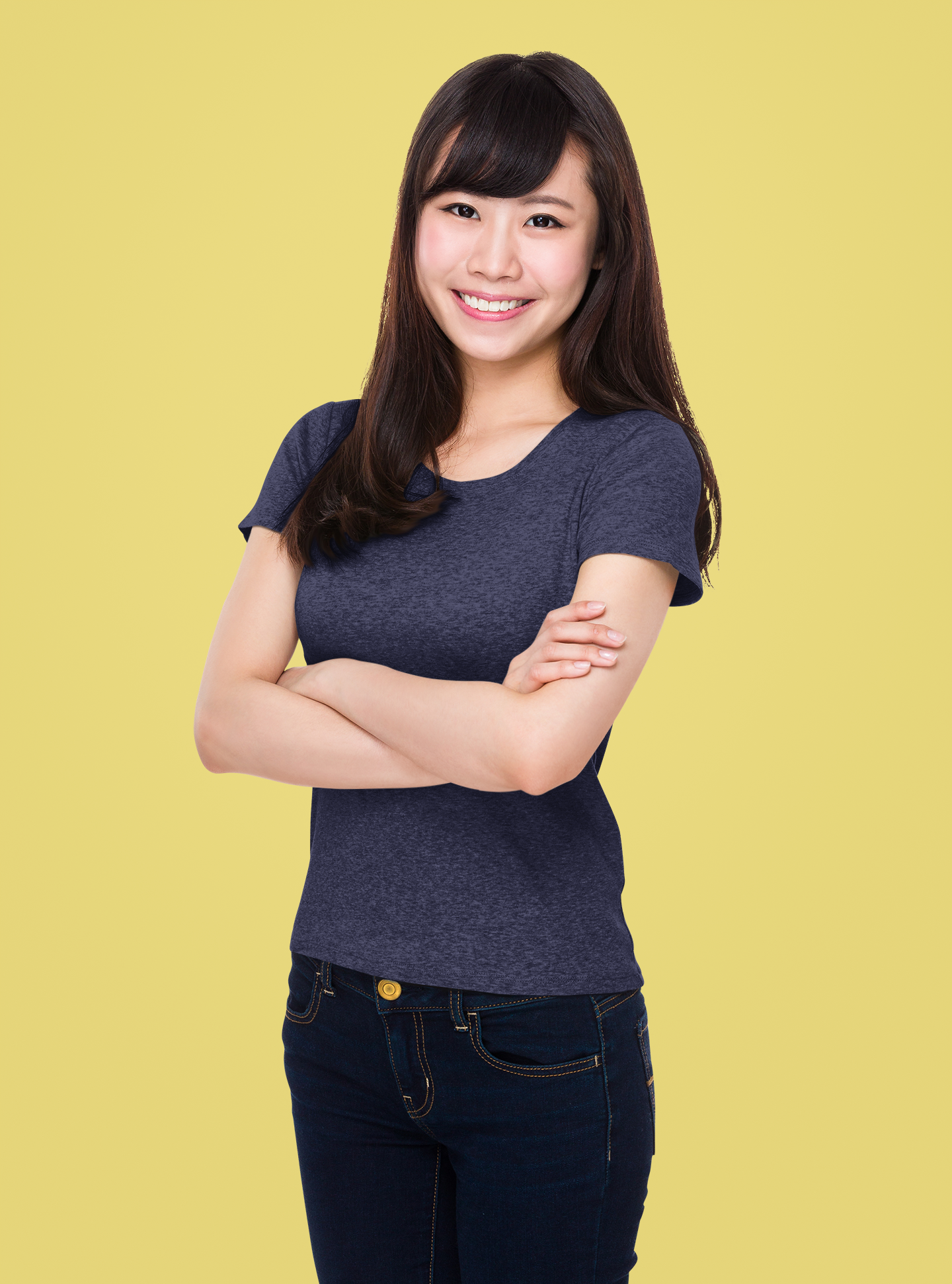 Navy Blue Platinum 180 GSM Unisex Round Neck
