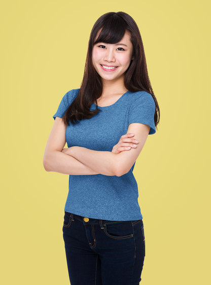 Royal Blue Platinum 180 GSM Unisex Round Neck