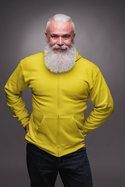 Yellow Snowsoft Unisex Zipper Hoodie