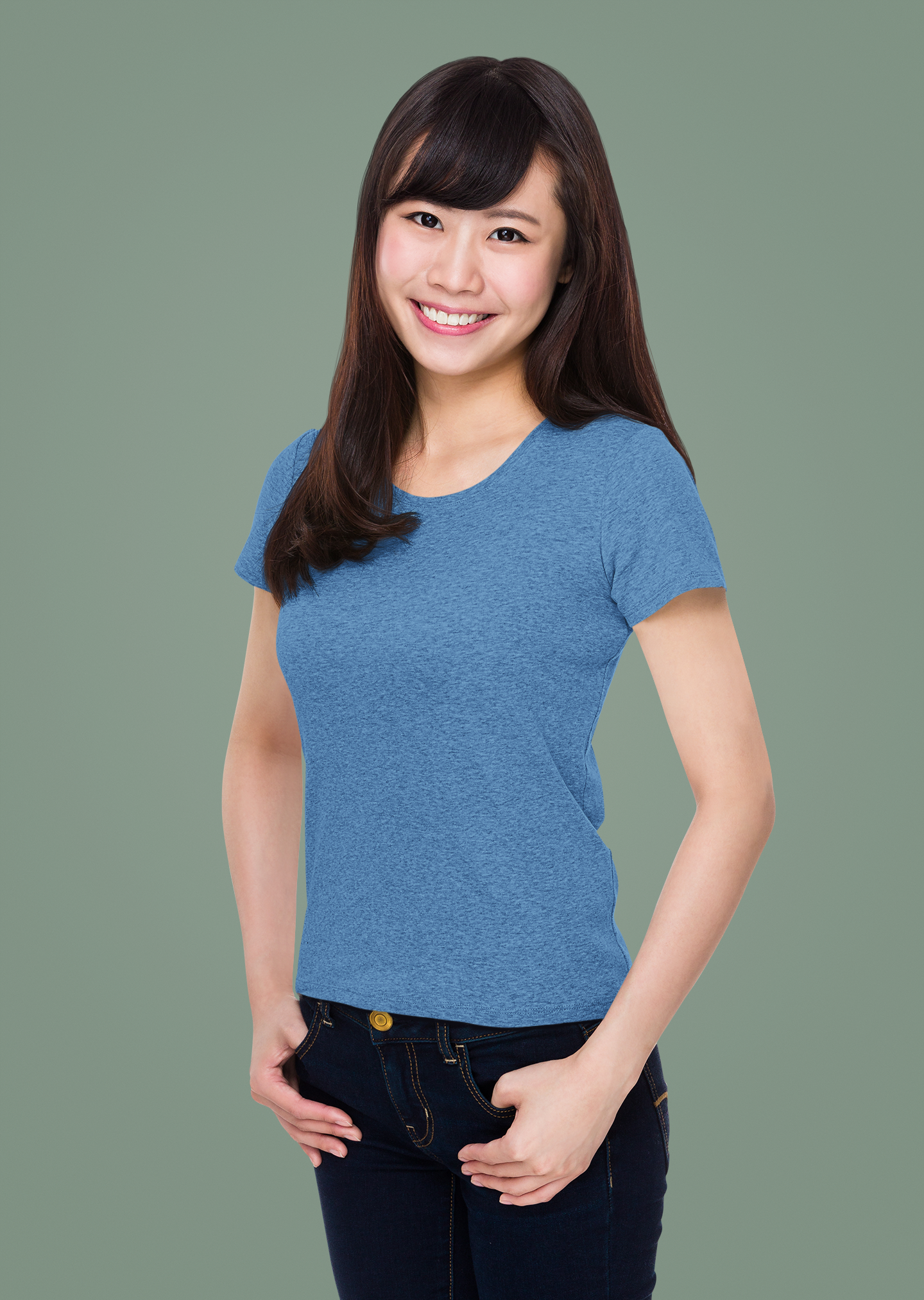 Royal Blue Platinum 180 GSM Unisex Round Neck