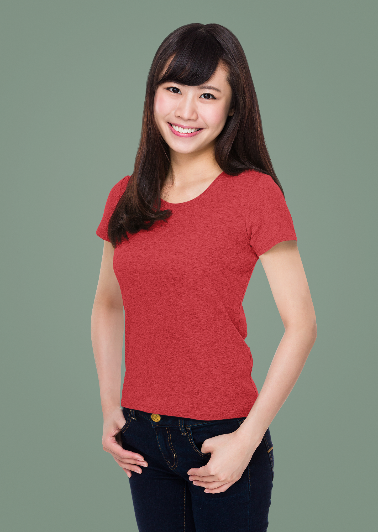 Red Platinum 180 GSM Unisex Round Neck