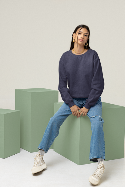 Navy Blue Snowsoft Unisex Sweatshirt