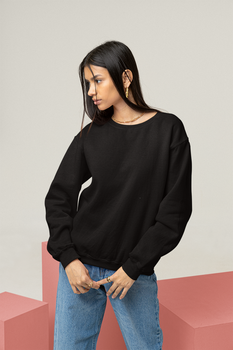 Black Snowsoft Unisex Sweatshirt