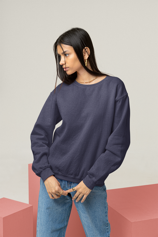 Navy Blue Snowsoft Unisex Sweatshirt