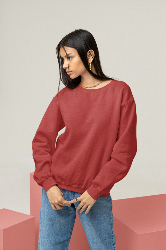 Red Snowsoft Unisex Sweatshirt
