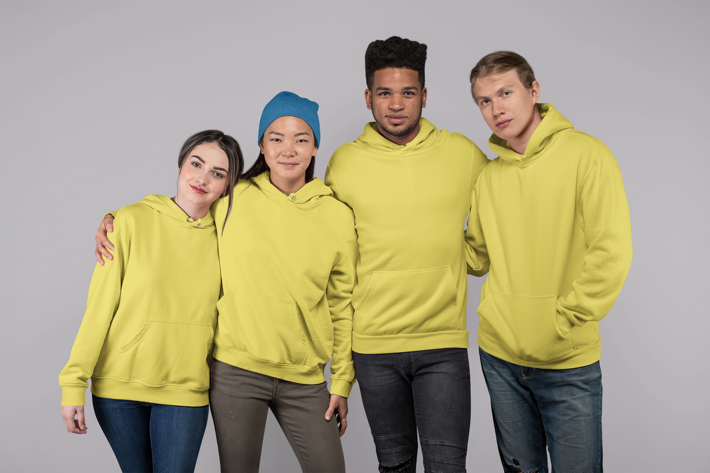 Yellow Snowsoft Unisex Pullover Hoodie