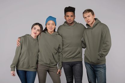 Olive Green Snowsoft Unisex Pullover Hoodie