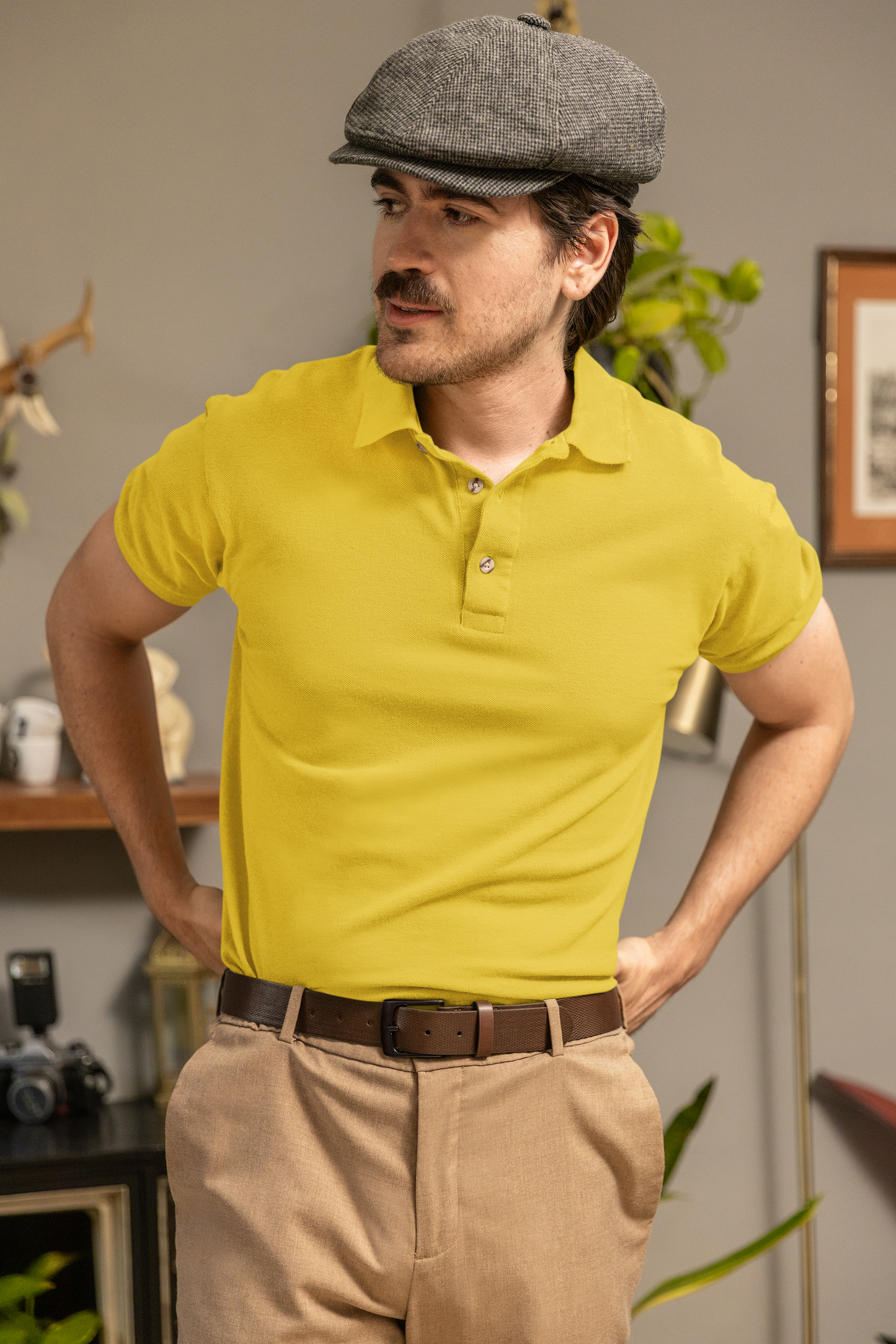 Yellow Plus Polo Unisex Polo