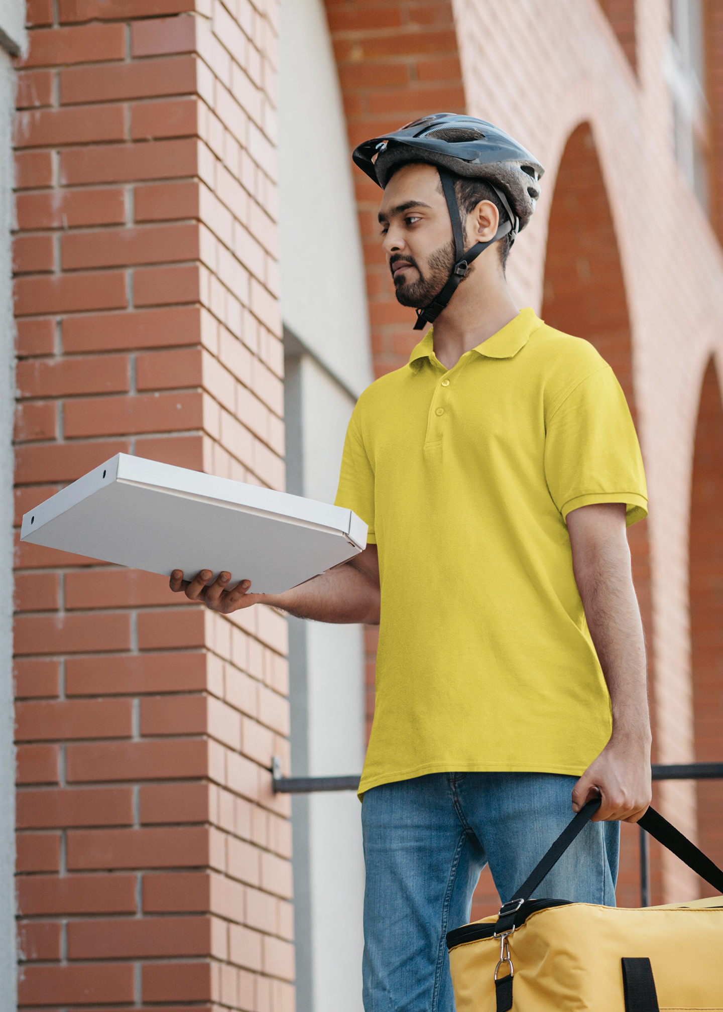 Yellow Smart Tech Unisex Polo