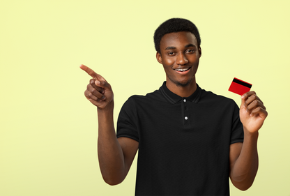 Black Smart Tech Unisex Polo